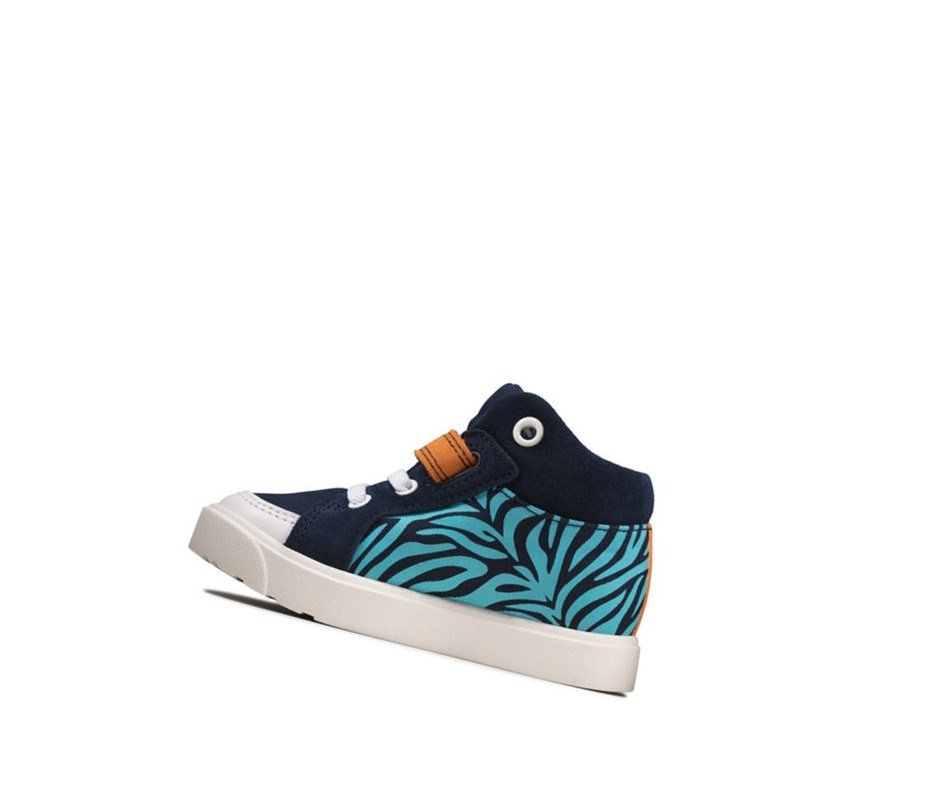 Chaussures Casual Clarks City Pop Fille Bleu Marine | IPBU69580