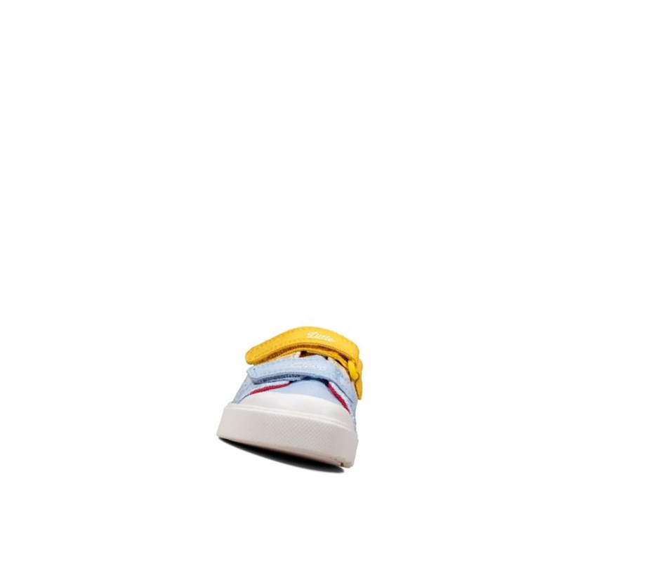 Chaussures Casual Clarks City Shell Fille Jaune | CFLQ06742