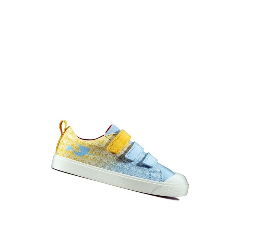 Chaussures Casual Clarks City Shell Fille Jaune | OAFZ24078