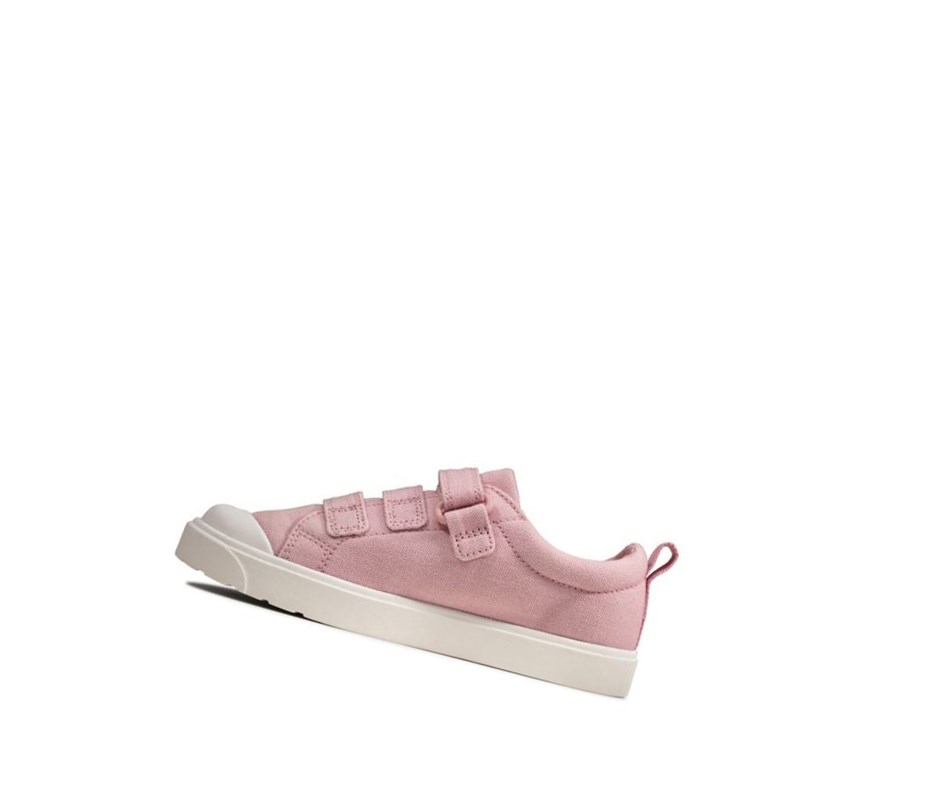 Chaussures Casual Clarks City Vibe Fille Rose | WZOB73485