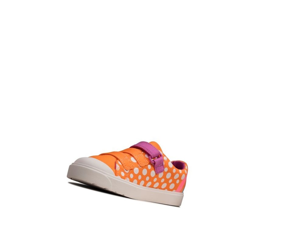 Chaussures Casual Clarks City Vibe Fille Orange | XZYM28904