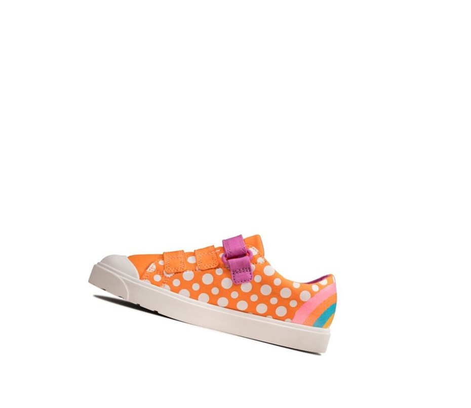 Chaussures Casual Clarks City Vibe Fille Orange | XZYM28904