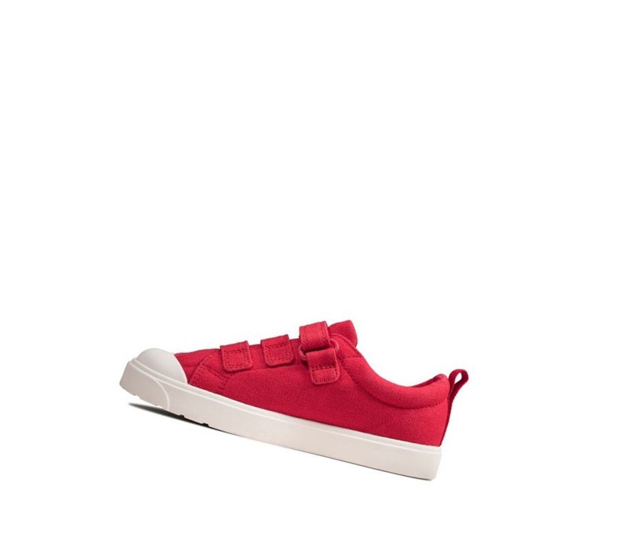 Chaussures Casual Clarks City Vibe Garcon Rouge | NEUQ53187