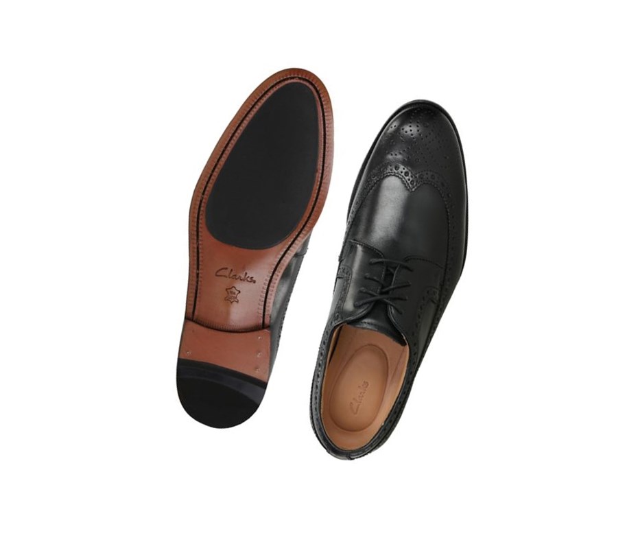 Chaussures Cuir Clarks Coling Limit Cuir Homme Noir | SOTE34960