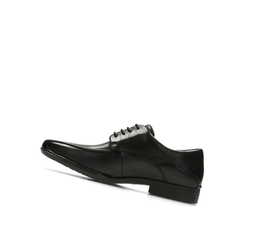 Chaussures Cuir Clarks Francis Air Cuir Homme Noir | FABW37165