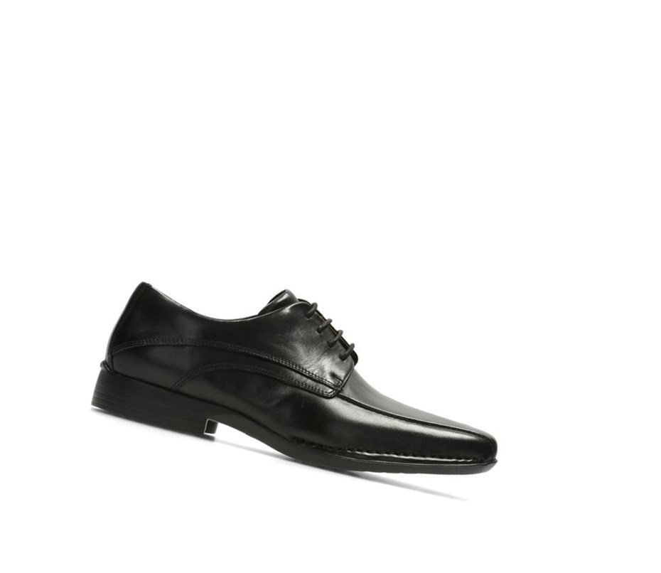 Chaussures Cuir Clarks Francis Air Cuir Homme Noir | FABW37165