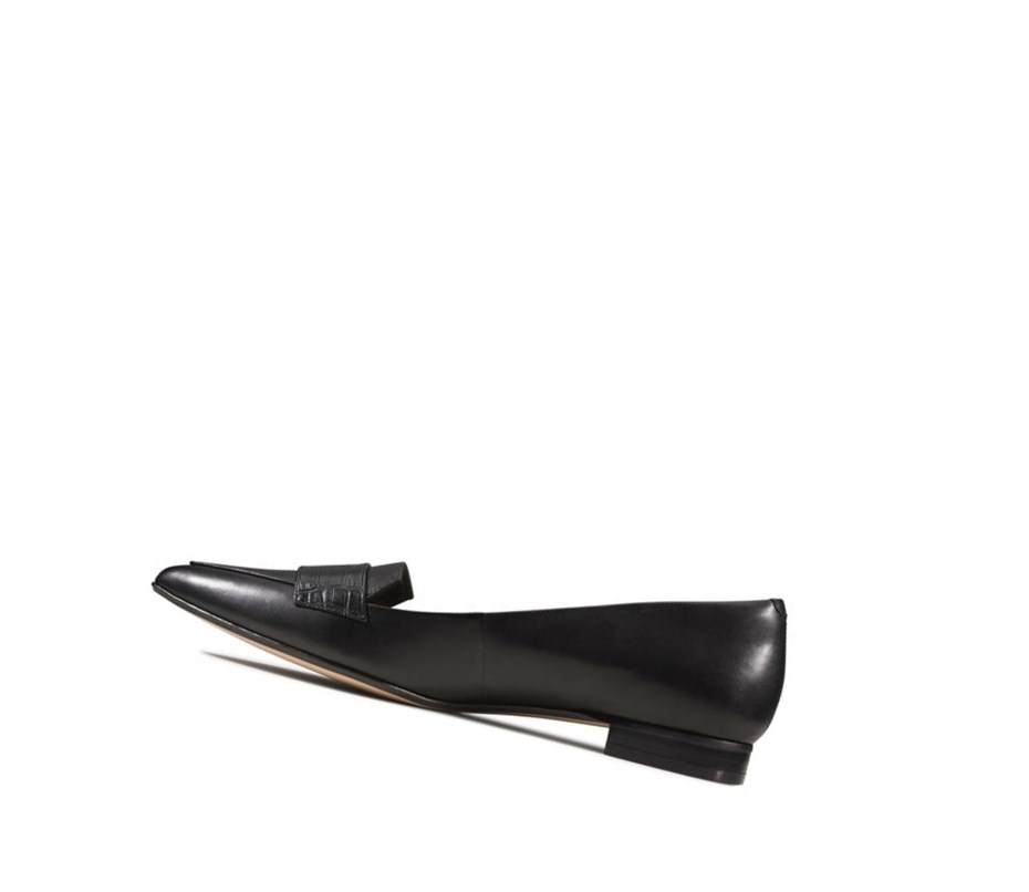 Chaussures Cuir Clarks Laina 15 Cuir Femme Noir | YOFH26140