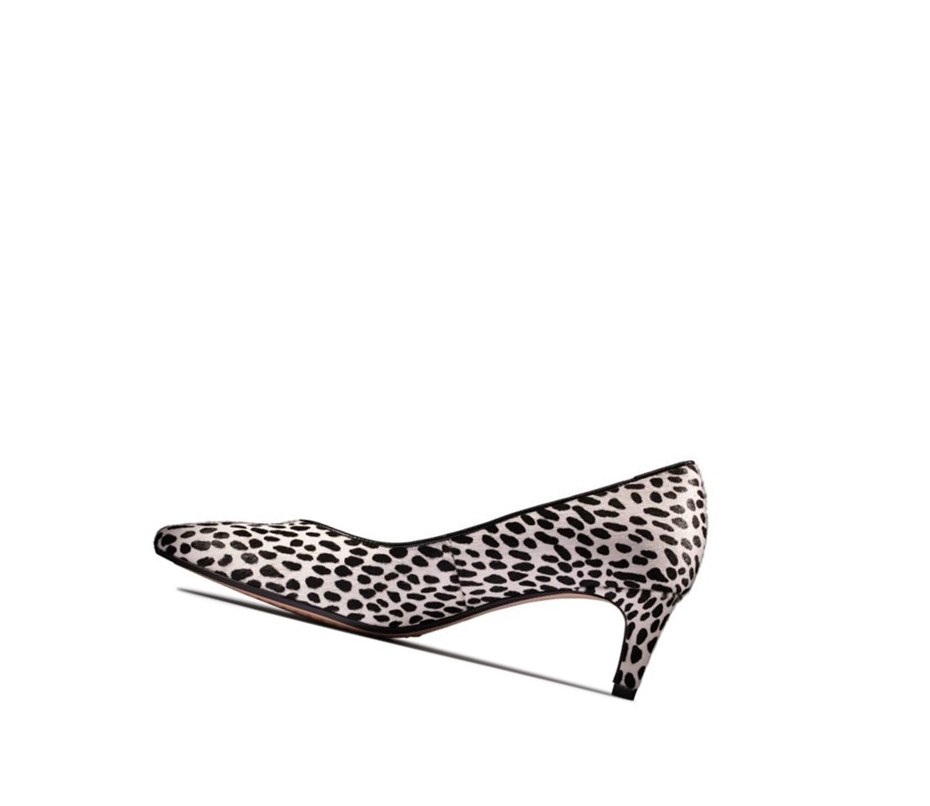 Chaussures Cuir Clarks Laina 55 Court Print Cuir Femme Leopard | FMPU20586