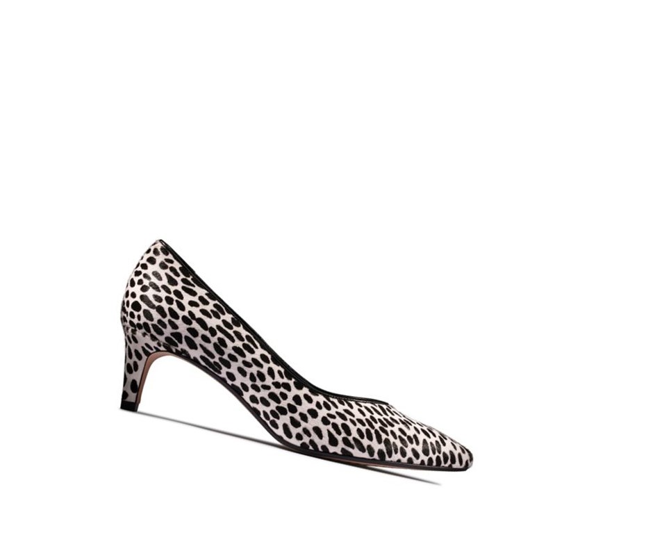 Chaussures Cuir Clarks Laina 55 Court Print Cuir Femme Leopard | FMPU20586