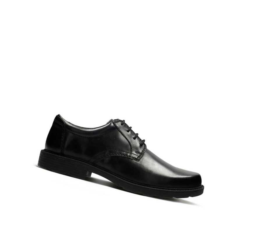 Chaussures Cuir Clarks Lair Cuir Homme Noir | EZYB14708