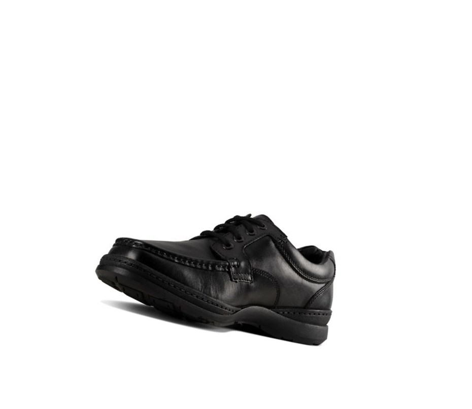 Chaussures Cuir Clarks Line Day Cuir Homme Noir | EMTS62018