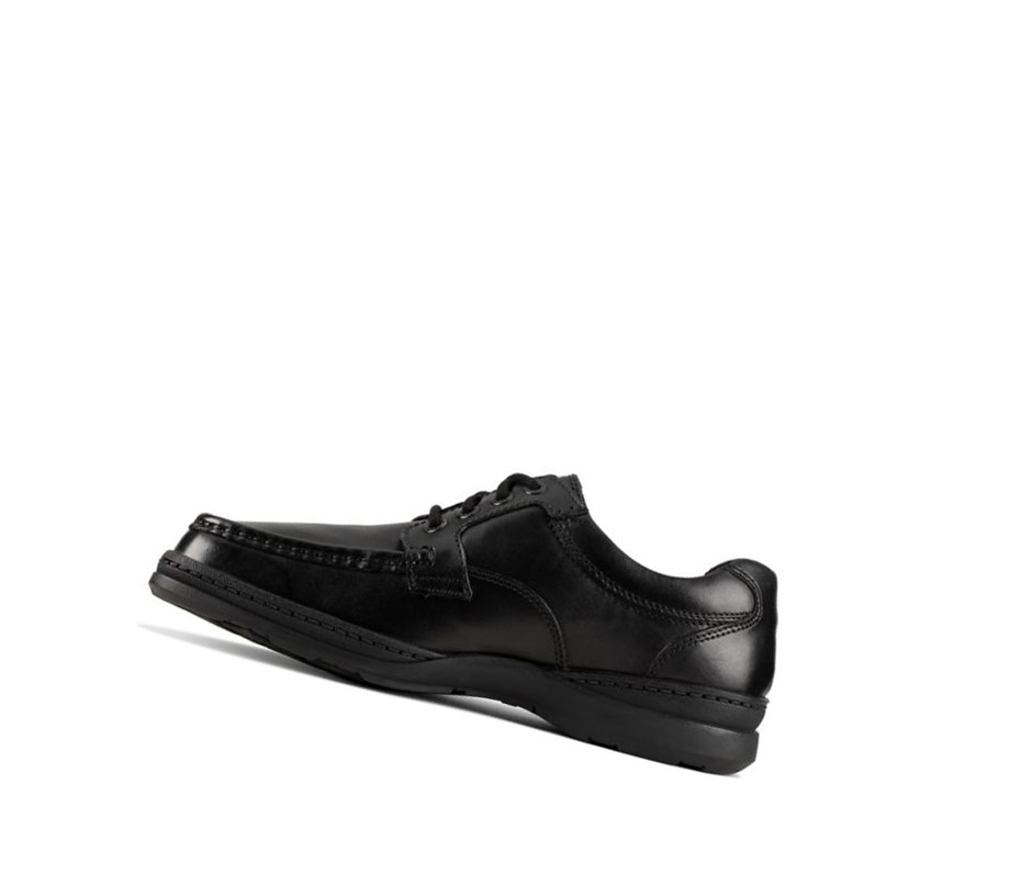 Chaussures Cuir Clarks Line Day Cuir Homme Noir | EMTS62018