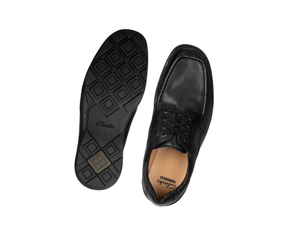 Chaussures Cuir Clarks Line Day Cuir Homme Noir | EMTS62018