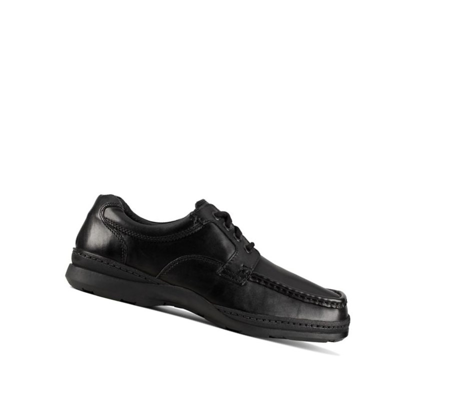 Chaussures Cuir Clarks Line Day Cuir Homme Noir | EMTS62018