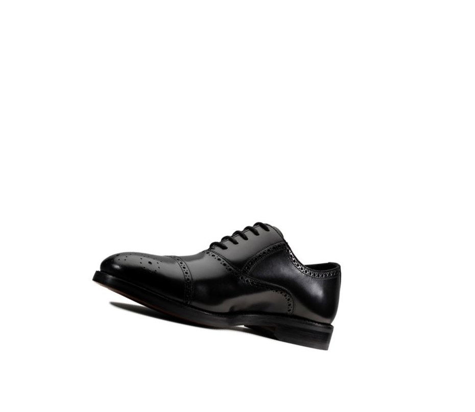 Chaussures Cuir Clarks Oliver Limit Cuir Homme Noir | LOWT95307