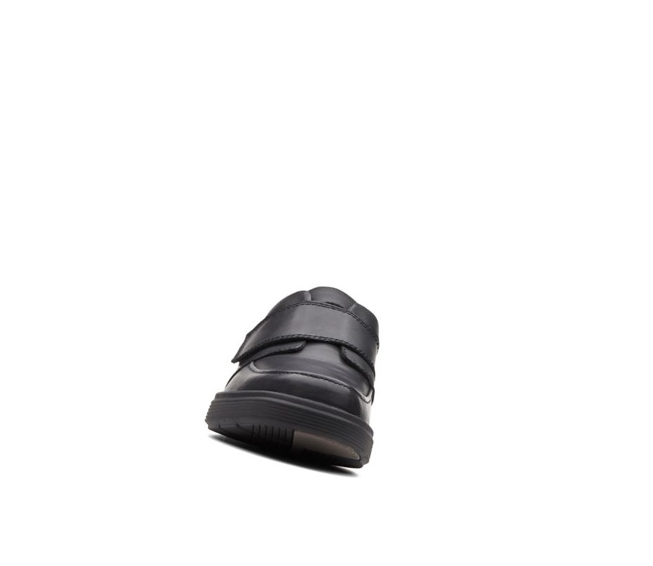 Chaussures Cuir Clarks Un Abode Brides Cuir Homme Noir | DPHI41569