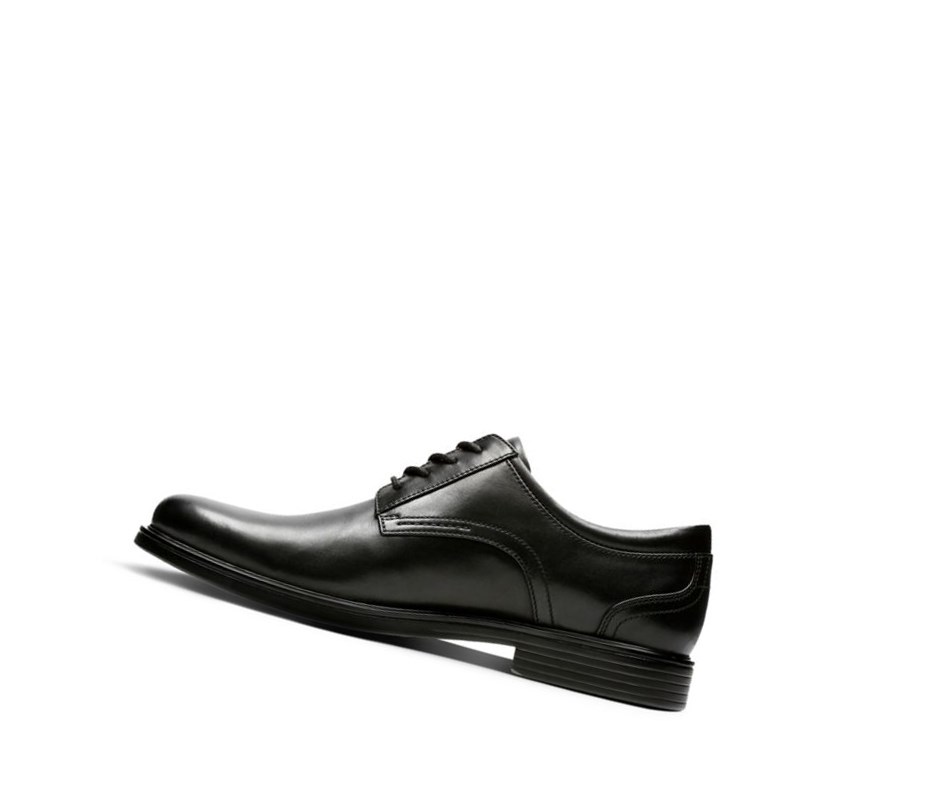 Chaussures Cuir Clarks Un Aldric Dentelle Cuir Homme Noir | HZAW12783