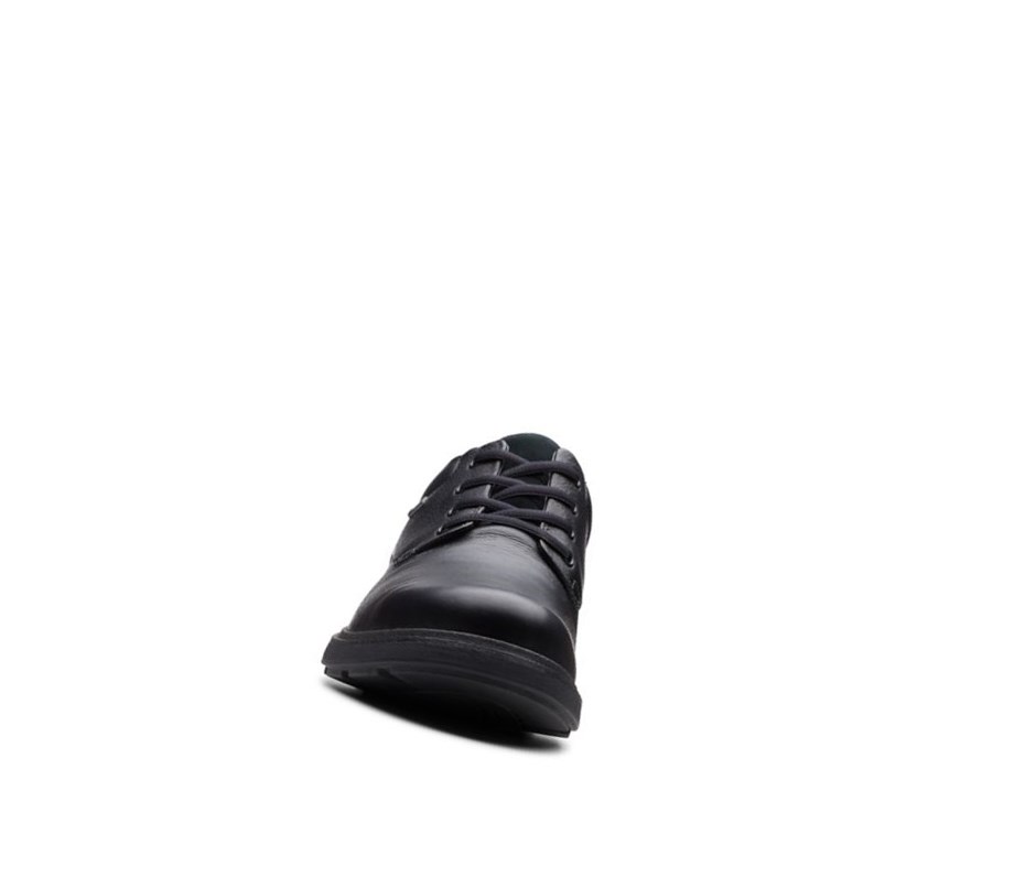 Chaussures Cuir Clarks Un Tread Lo Gore-tex Cuir Homme Noir | RFVG50368