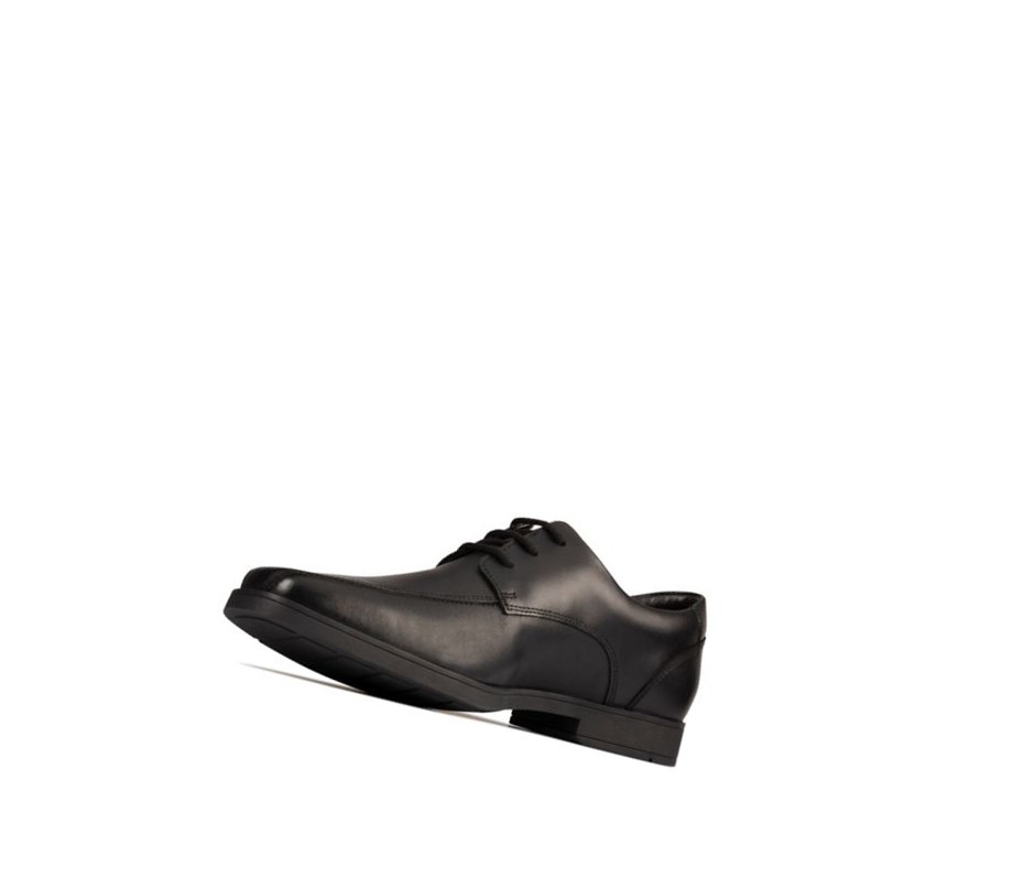 Chaussures D'école Clarks Scala Step Cuir Garcon Noir | BNXT80395