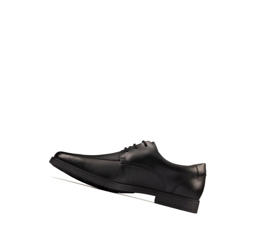 Chaussures D'école Clarks Scala Step Cuir Garcon Noir | BNXT80395