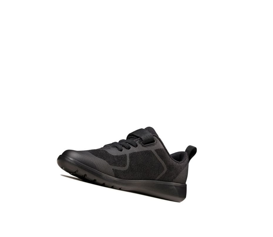 Chaussures D'école Clarks Scape Bright Garcon Noir | RTCV98573