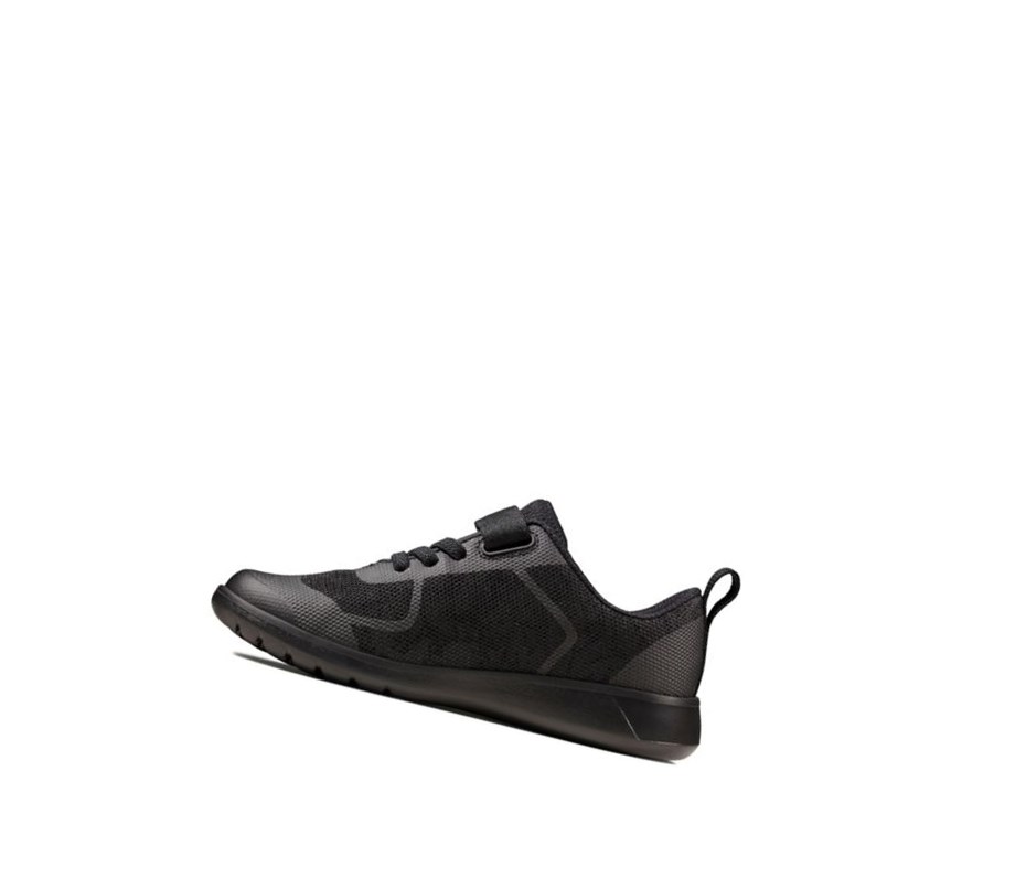 Chaussures D'école Clarks Scape Bright Garcon Noir | SIWV92645