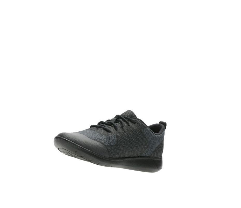 Chaussures D'école Clarks Scape Civic Garcon Noir | FNXS54096