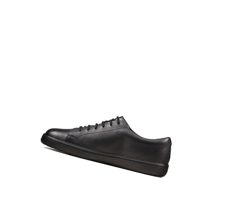 Chaussures D'école Clarks Strada Skye Cuir Garcon Noir | ZCBX72345