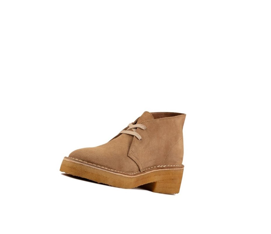 Chaussures Habillées Clarks Arisa Daim Desert Femme Marron | YLOJ34127