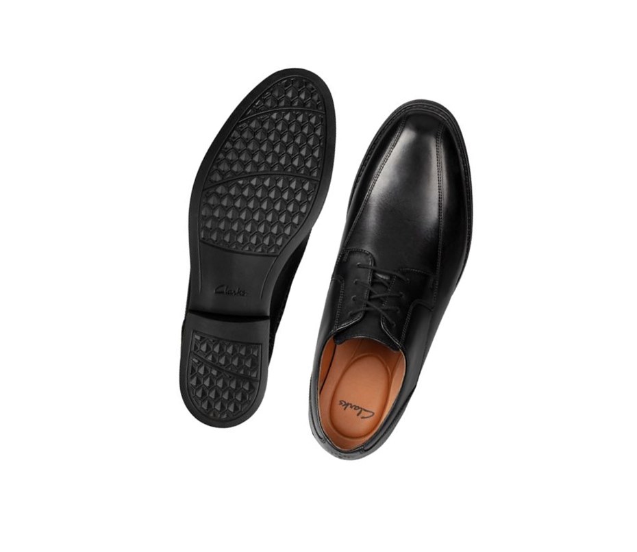 Chaussures Habillées Clarks Beckfield Over Cuir Homme Noir | PTRJ87659