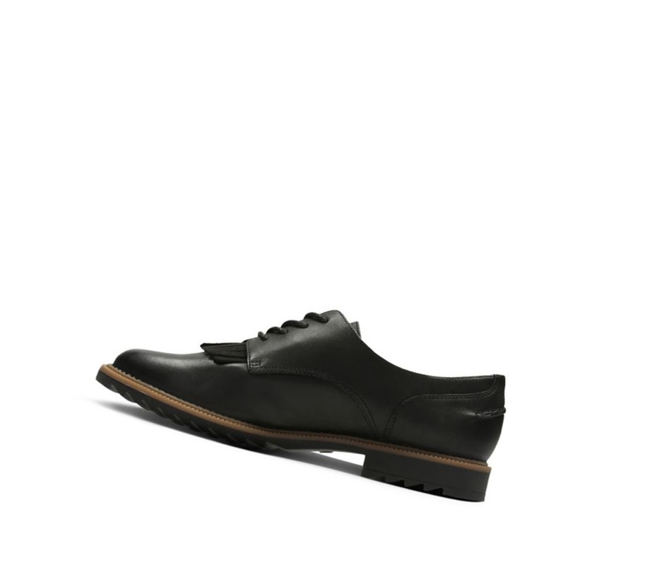 Chaussures Habillées Clarks Griffin Mabel Cuir Femme Noir | JBFP25967