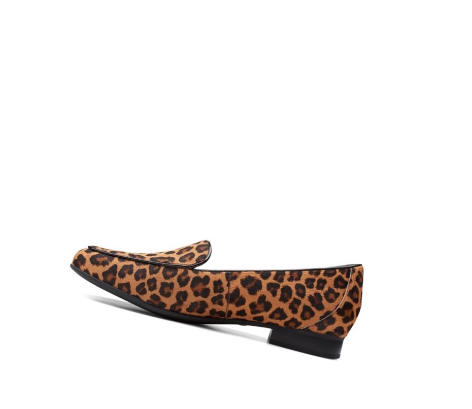 Chaussures Habillées Clarks Un Blush Ease Print Cuir Femme Leopard | PUDZ08579