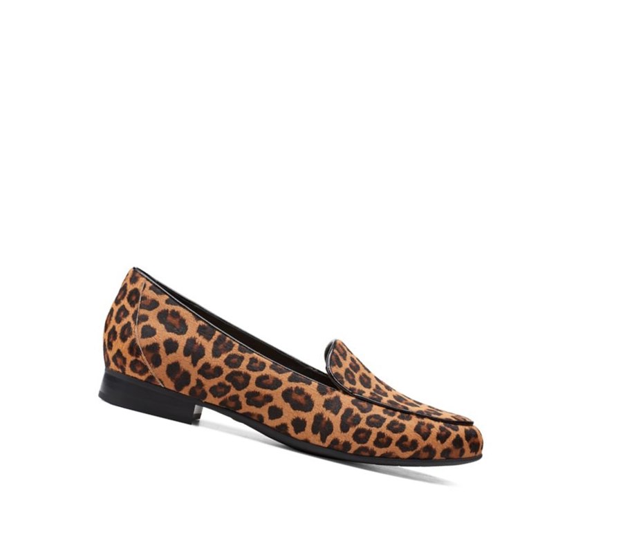 Chaussures Habillées Clarks Un Blush Ease Print Cuir Femme Leopard | PUDZ08579