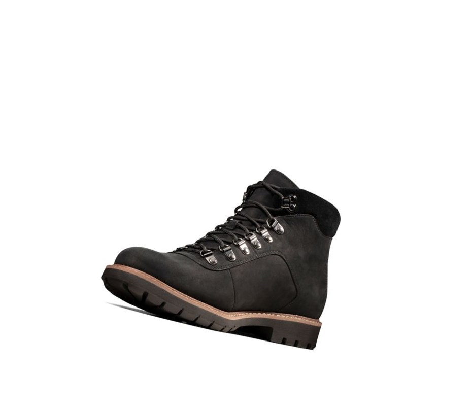 Chaussures Outdoor Clarks Batcombe Alp Gore-tex Nubuck Homme Noir | LEKV29035