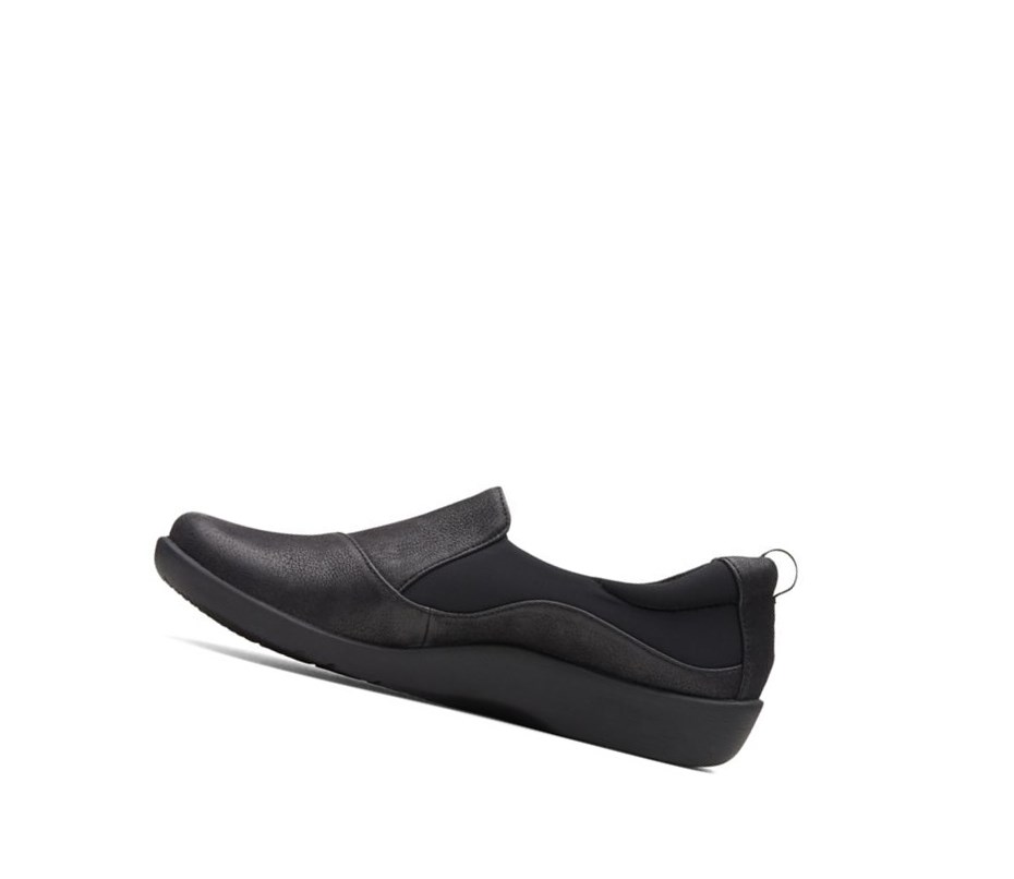 Chaussures Plates Clarks Sillian Paz Femme Noir | XITE10839