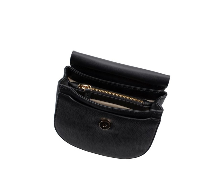 Leather Bags Clarks Maple May Cuir Femme Noir | ONXE32176