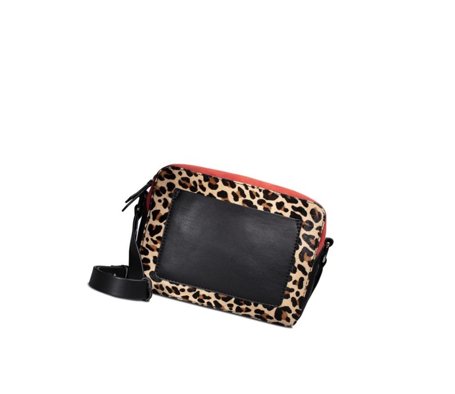 Leather Bags Clarks Marva Cove Print Cuir Femme Leopard | IHOC80957