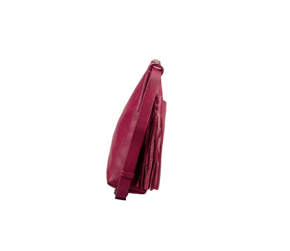 Leather Bags Clarks Topsham Shine Cuir Femme Fushia | XYWM18693