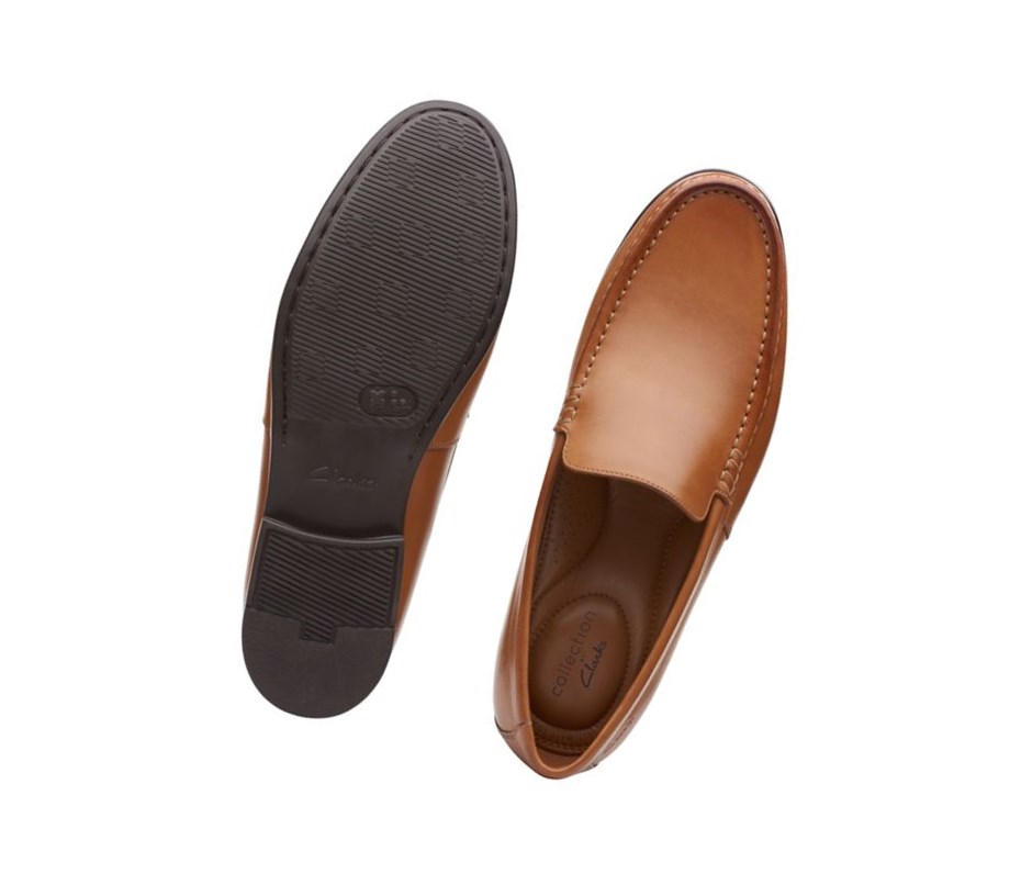 Loafers Clarks Claude Plain Homme Marron | PJKB31982