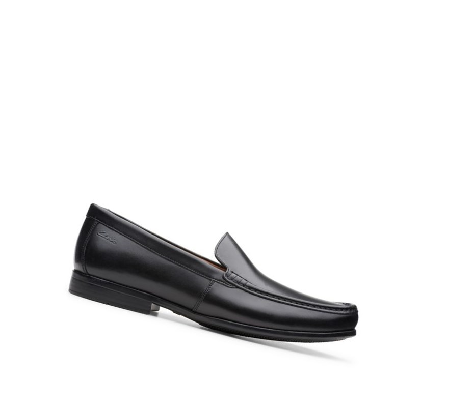 Loafers Clarks Claude Plain Homme Noir | SXCM39674