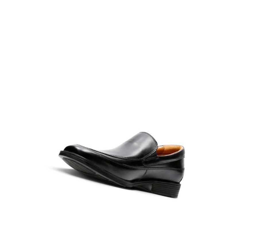 Loafers Clarks Tilden Free Cuir Homme Noir | FPKC38564