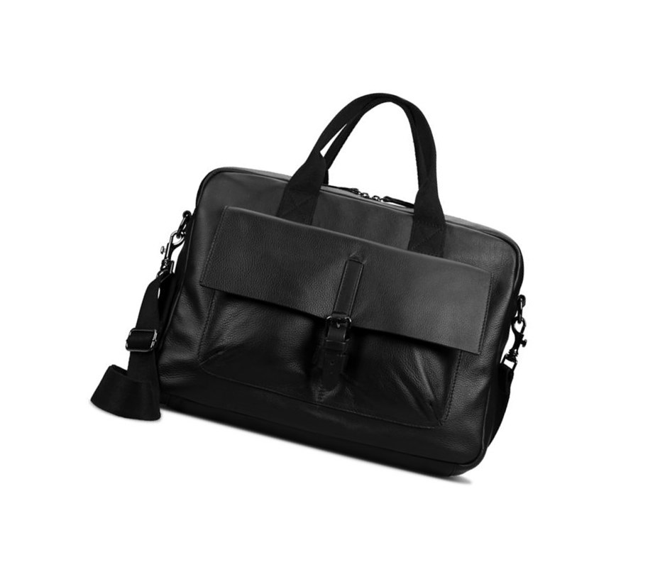 Sac Mini Clarks The Banks Textile Homme Noir | PQIA82157