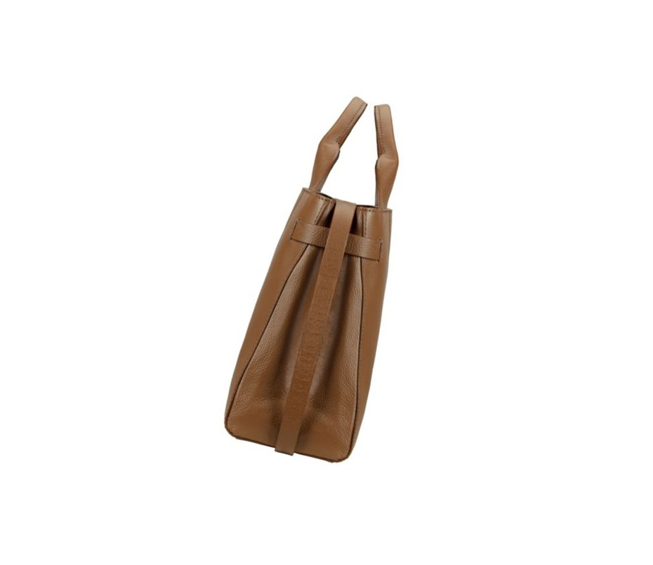 Sac Mini Clarks The Ella Large Cuir Femme Marron | FEAY82617