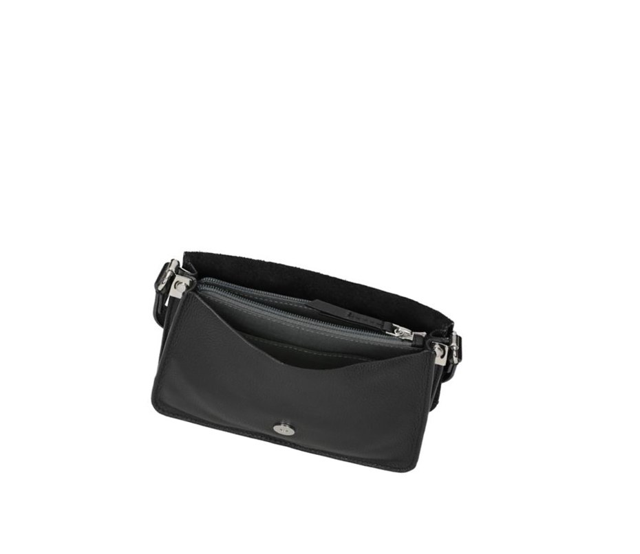 Sacs Crossbody Clarks Marva Wave Cuir Femme Noir | CBKI96432