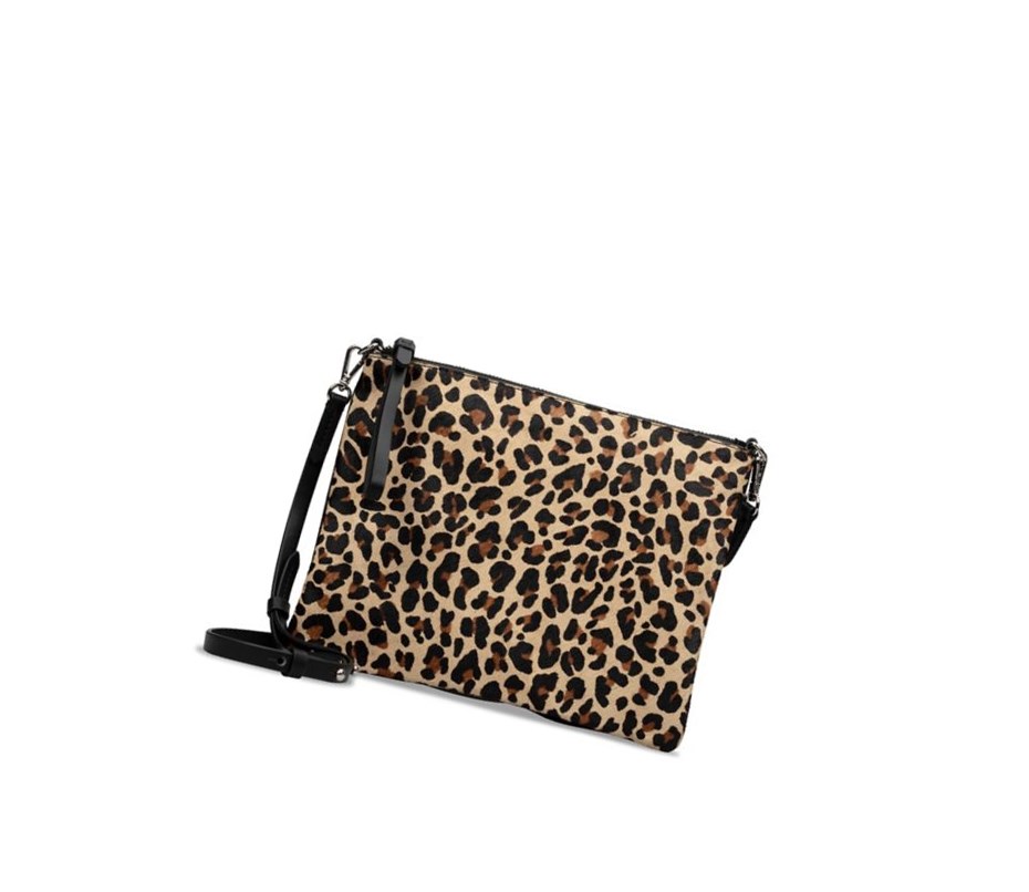 Sacs Crossbody Clarks Roslyn Lily Print Femme Leopard | CKSR10524