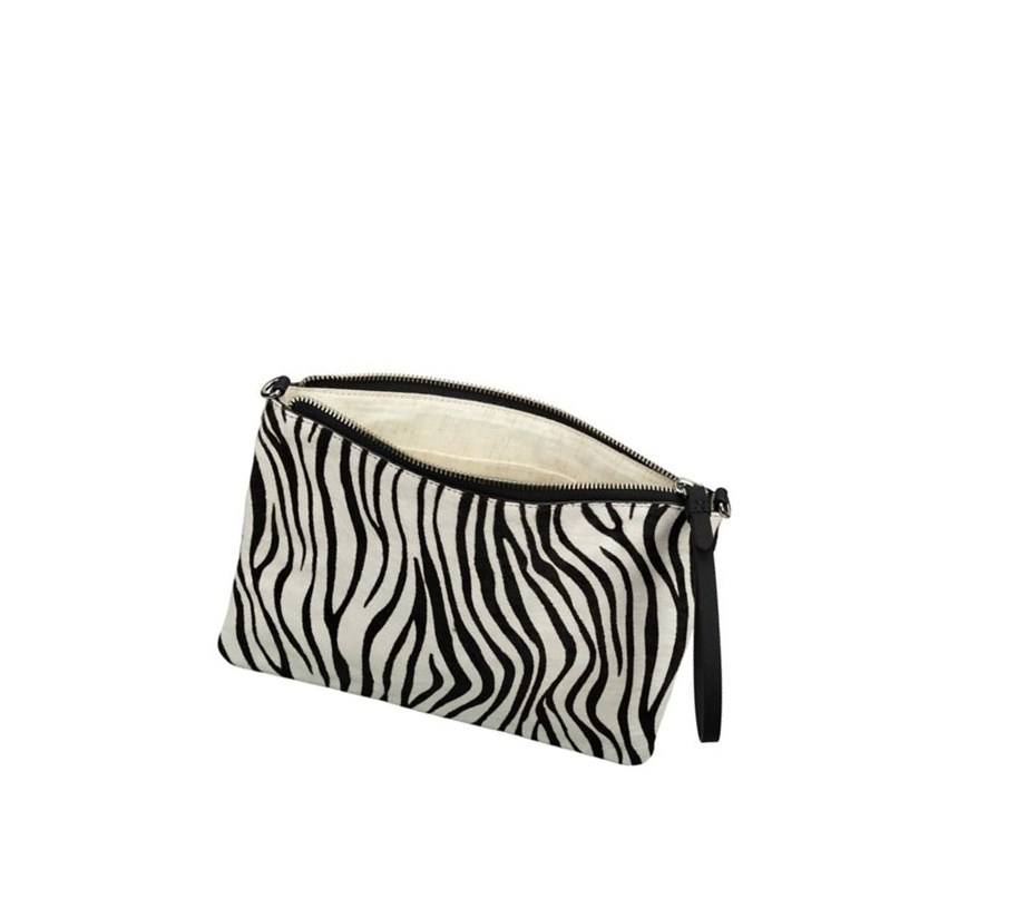 Sacs Crossbody Clarks Roslyn Lily Print Cuir Femme Blanche Noir | DKSB06758