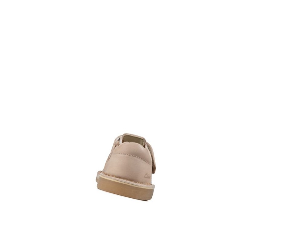 Sandales Casual Clarks Comet Sand Cuir Fille Couleur Chair | MOSU90236