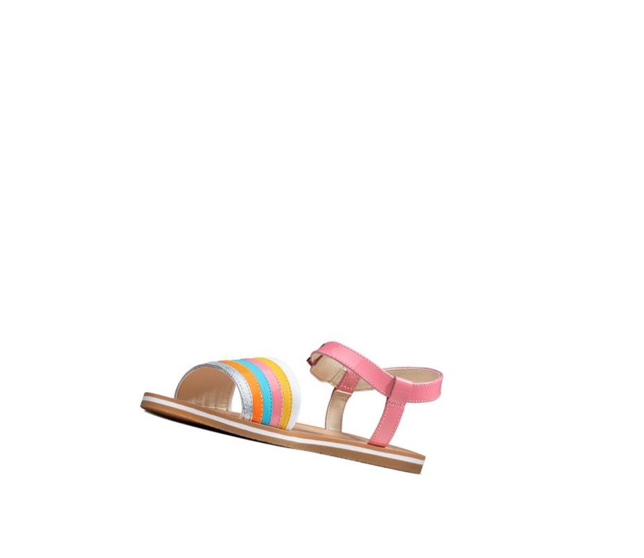 Sandales Casual Clarks Finch Stride Cuir Fille Multicolour | RYIK84012