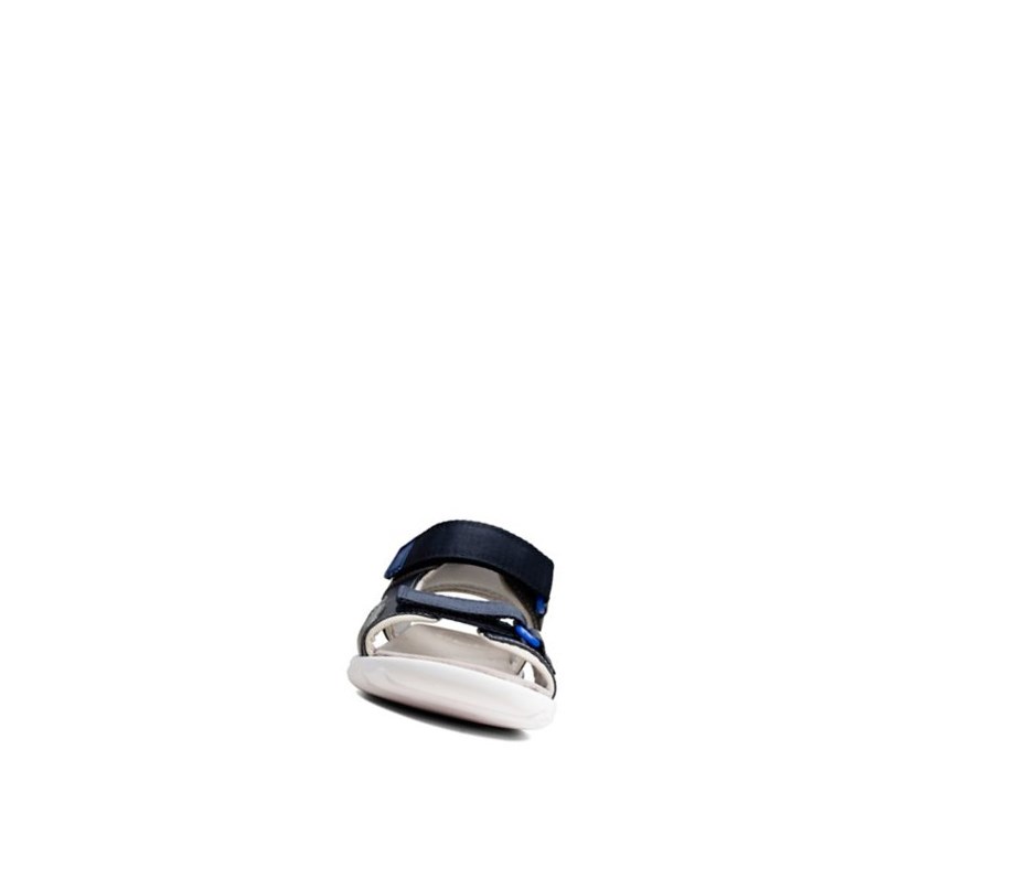 Sandales Casual Clarks Rocco Tide Cuir Garcon Bleu Marine | NKJH04725