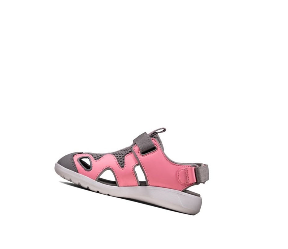 Sandales Casual Clarks Scape Surf Synthétique Garcon Rose | KQLO82356